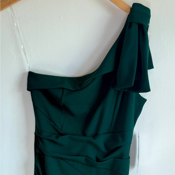 Honey and Rosie Dresses & Skirts - One Shoulder Emerald Maxi Dress